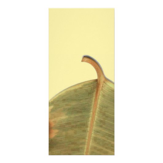 Kaart met groen verlaten rack (Achterkant)