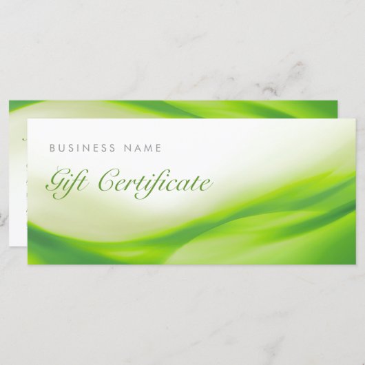 Kaart met groene golflengte (Voorkant / Achterkant)