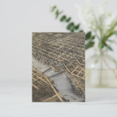 kaart met grote verkrachtingen (1868) (Staand voorkant)