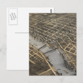 kaart met grote verkrachtingen (1868) (Voorkant / Achterkant)