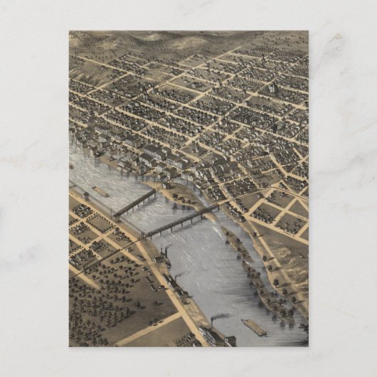 kaart met grote verkrachtingen (1868) (Voorkant)