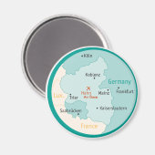 Kaart met Hahn AB Magnet (Voorkant / Achterkant)