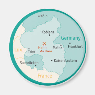 Kaart met Hahn AB Magnet