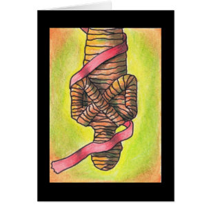 Kaart met hangende Man