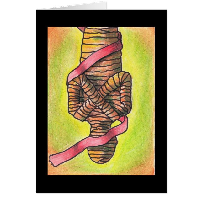 Kaart met hangende Man (Voorkant)