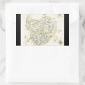 Kaart met het label van Trino (Tas)