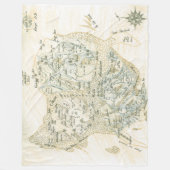 Kaart met het label van Trino Fleece Deken (Voorkant)