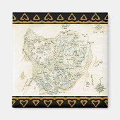 Kaart met het label van Trino Magneet (Voorkant)