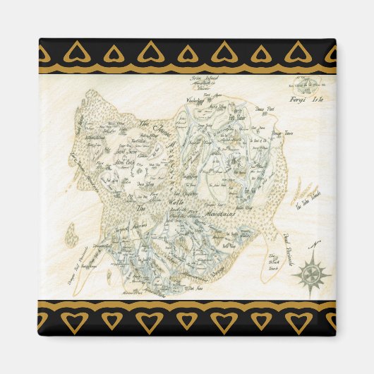 Kaart met het label van Trino Magneet (Voorkant)