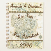 Kaart met het label van Trino Planner (Voorkant)