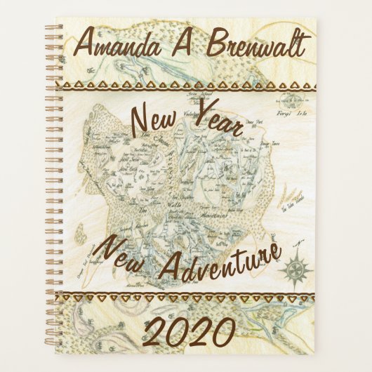 Kaart met het label van Trino Planner (Voorkant)