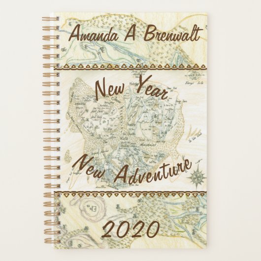 Kaart met het label van Trino Planner (Voorkant)