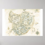 Kaart met het label van Trino Poster (Voorkant)