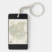 Kaart met het label van Trino Sleutelhanger (achterkant)