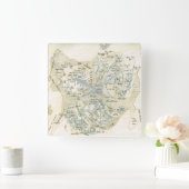 Kaart met het label van Trino Vierkante Klok (Huis)