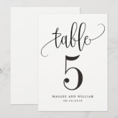 Kaart met het lotnummer van de kalligrafie (Voorkant / Achterkant)