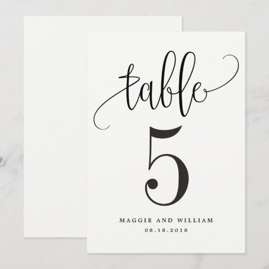 Kaart met het lotnummer van de kalligrafie (Voorkant / Achterkant)