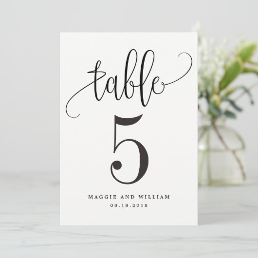 Kaart met het lotnummer van de kalligrafie (Staand voorkant)