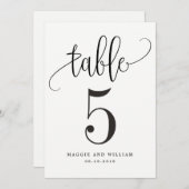 Kaart met het lotnummer van de kalligrafie (Voorkant / Achterkant)