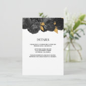 Kaart met informatie over zwarte/goudbeklimming (B (Staand voorkant)