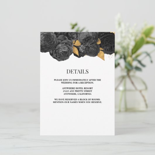 Kaart met informatie over zwarte/goudbeklimming (B (Staand voorkant)