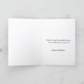 Kaart met kerst uit de Golden Retriever-familie (Binnen)