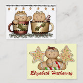 Kaart met kerstbehuizing / Label - SRF (Voorkant / Achterkant)