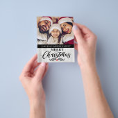 Kaart met kerstcadeautjes kerstcadeautjes (Hand)