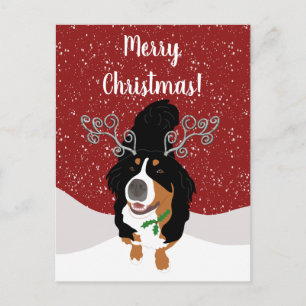 Kaart met kerstcadeautjes voor Bernese bergen