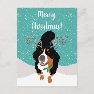 Kaart met kerstcadeautjes voor Bernese bergen