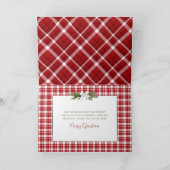 Kaart met kerstcadeautjes voor rode stift (Binnen)