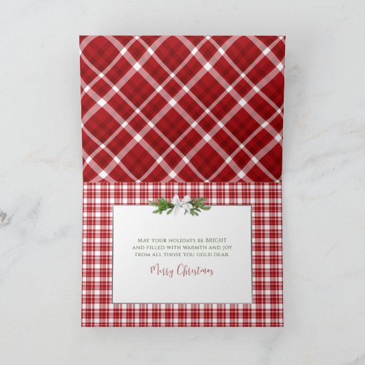 Kaart met kerstcadeautjes voor rode stift (Binnen)