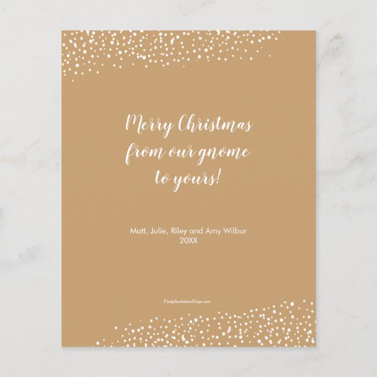 Kaart met kerstfeestdag (Achterkant)