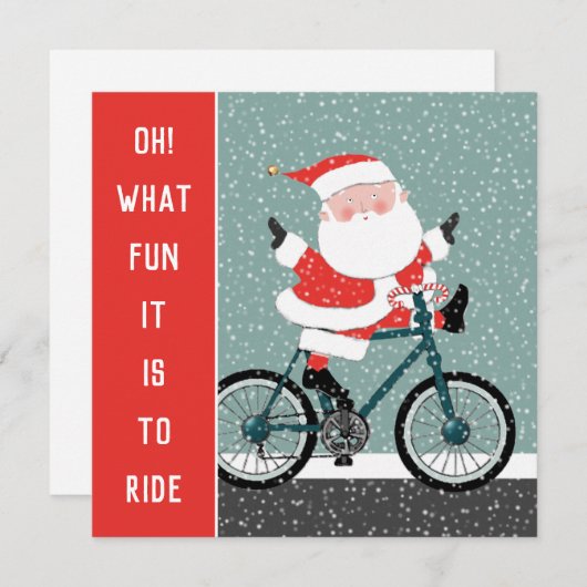 Kaart met kerstfeestdag voor kerstmis (Voorkant / Achterkant)