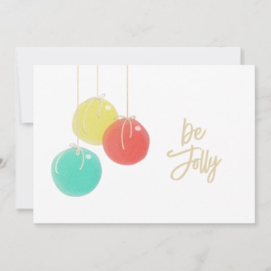 Kaart met kerstfeestdagen (Voorkant)