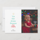 Kaart met kerstfeestdagen (Achterkant)