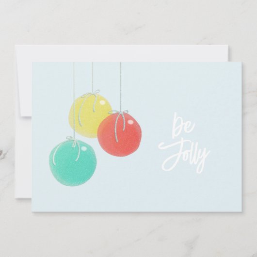 Kaart met kerstfeestdagen (Voorkant)