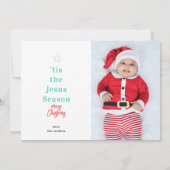 Kaart met kerstfeestdagen (Achterkant)