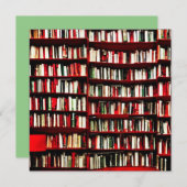 Kaart met kerstflat uit de boekwinkel (Voorkant / Achterkant)