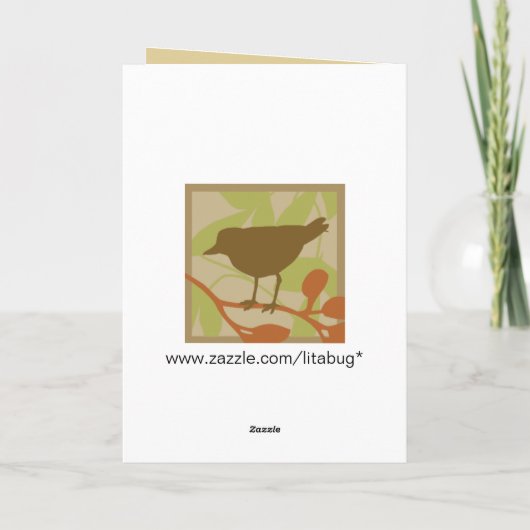 Kaart met kerstprijsopgave (Achterkant)