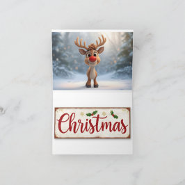 kaart met kersttekst en kerstafbeeldingen