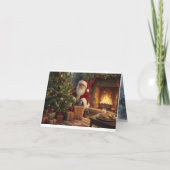 kaart met kersttekst en kerstafbeeldingen (Achterkant)