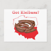 Kaart met Kielbasa (Voorkant)