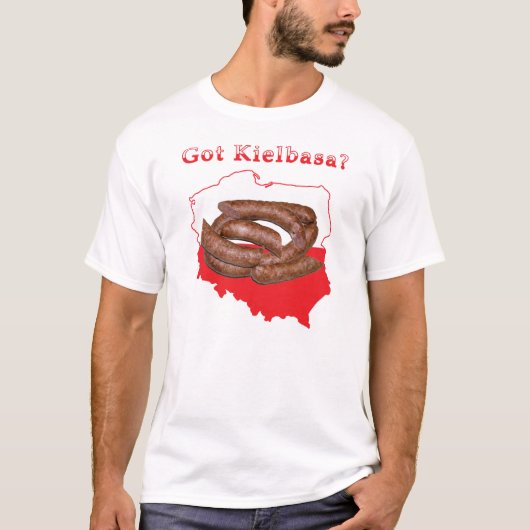 Kaart met Kielbasa T-shirt (Voorkant)