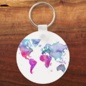  kaart met kleine Waterverf Sleutelhanger (Voorkant)