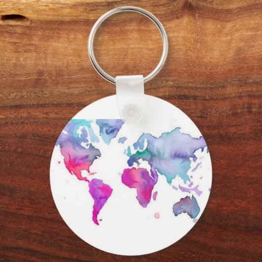  kaart met kleine Waterverf Sleutelhanger (Voorkant)