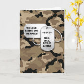 Kaart met militair thema (Gele Bloem)