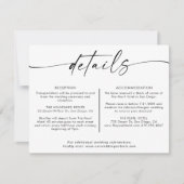 Kaart met minimale huwelijksgegevens | Weddenschap (Voorkant)