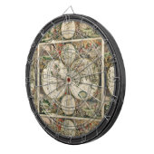  kaart met multidoel-dartboard dartbord (Voorkant Rechts)