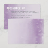 KAART MET OMHULLING :: ombre aquarel paars (Voorkant / Achterkant)